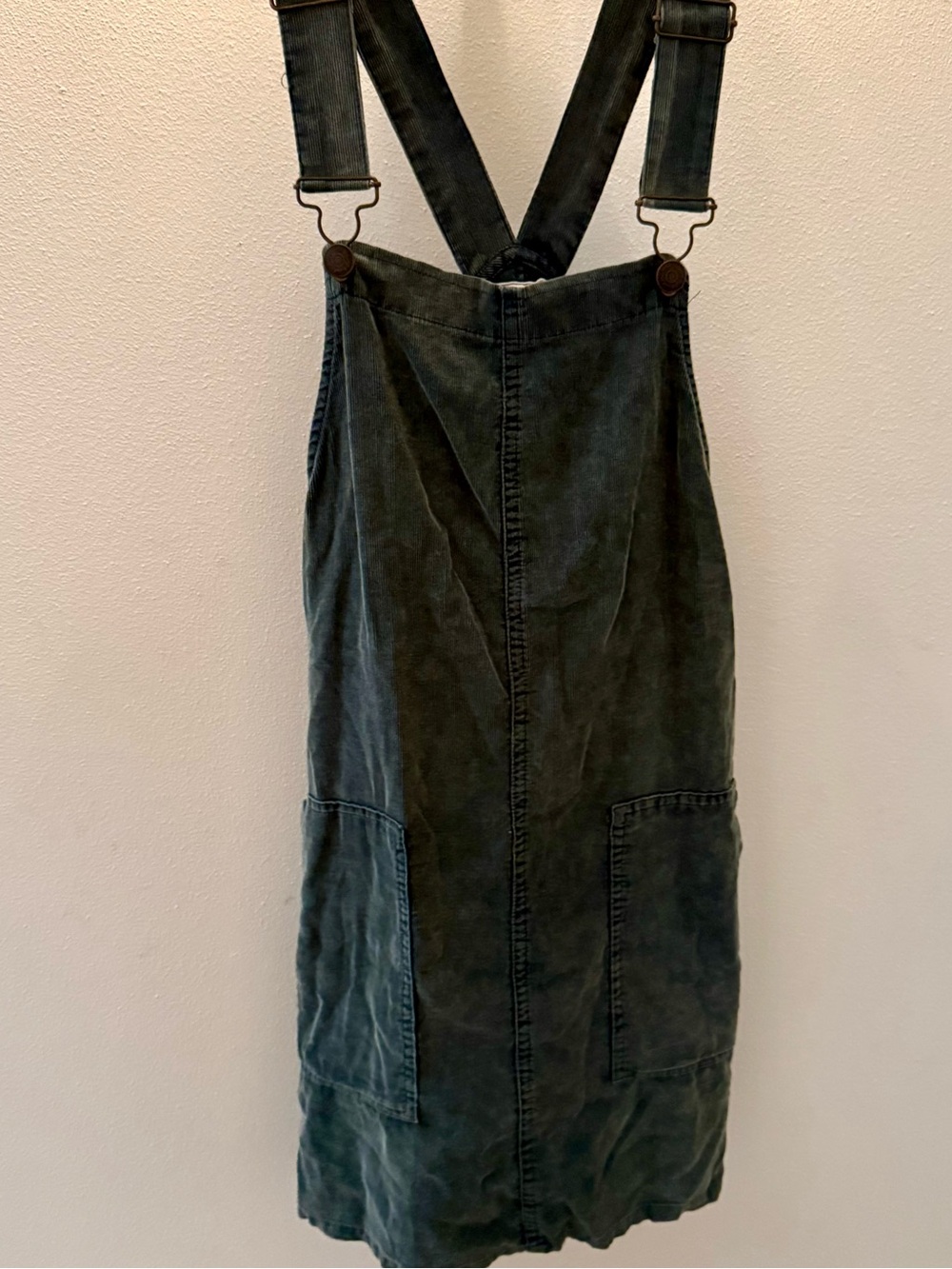 Sadie and sage size small green overalls dress